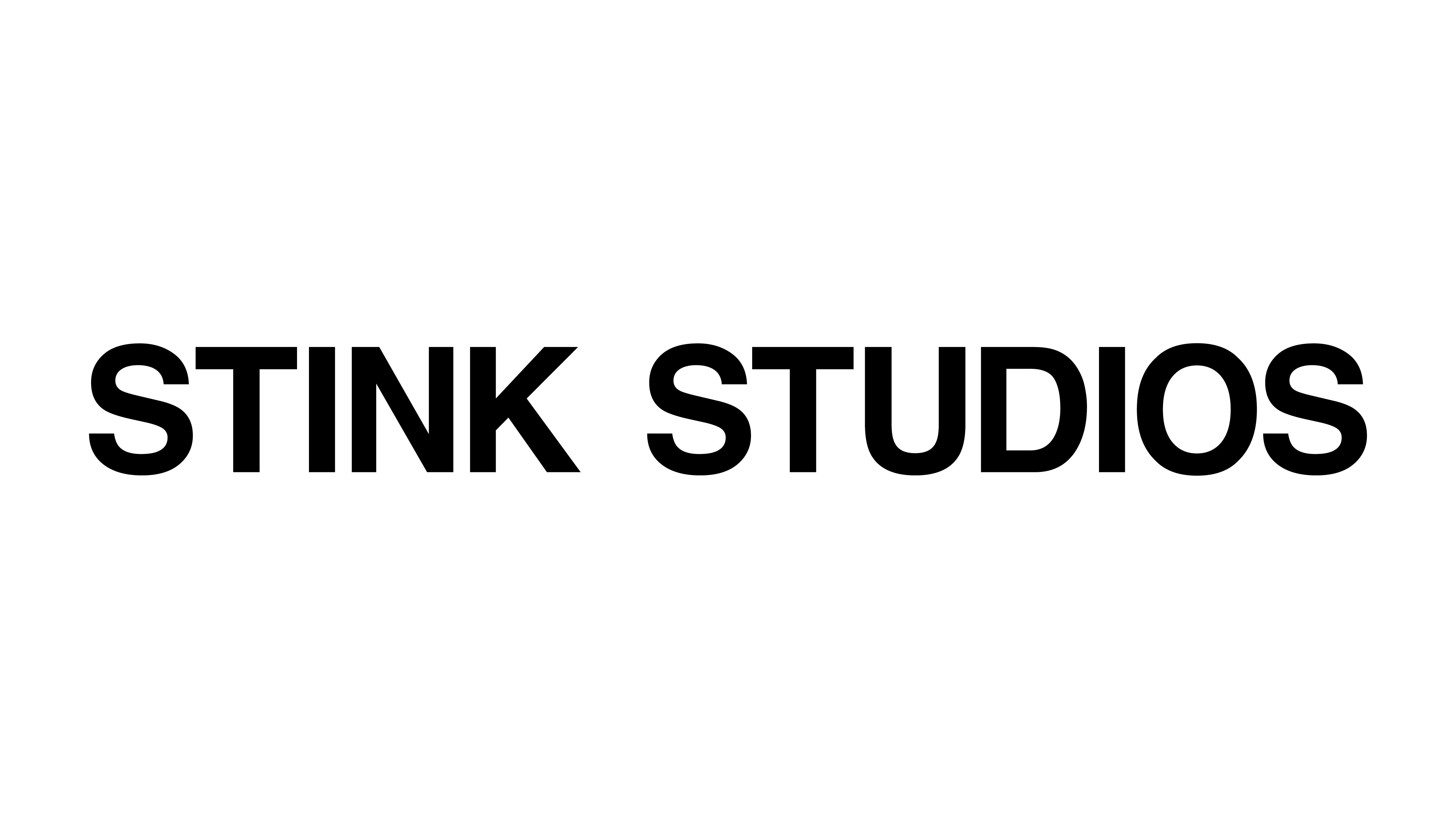 Stink Studios logo on white background.
