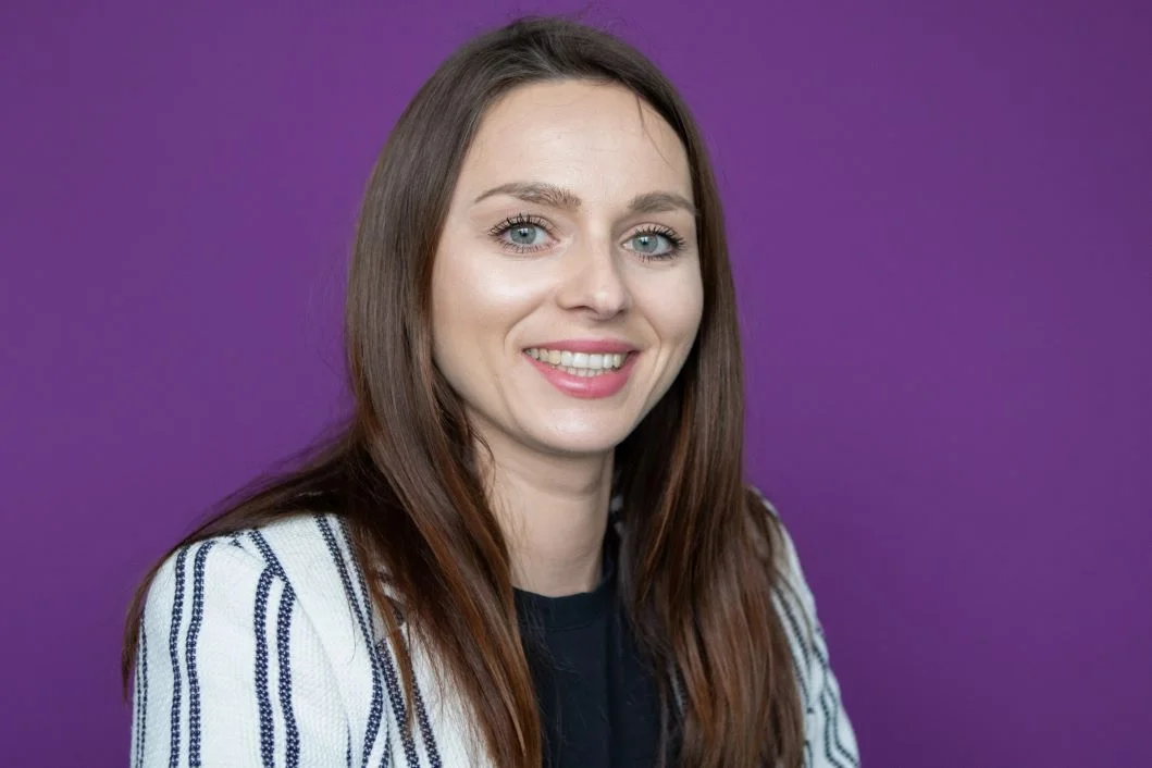 Headshot of Sandra, Software Developer.