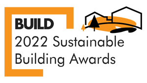 BUILD 2022 Sustainable Building Awards logo.