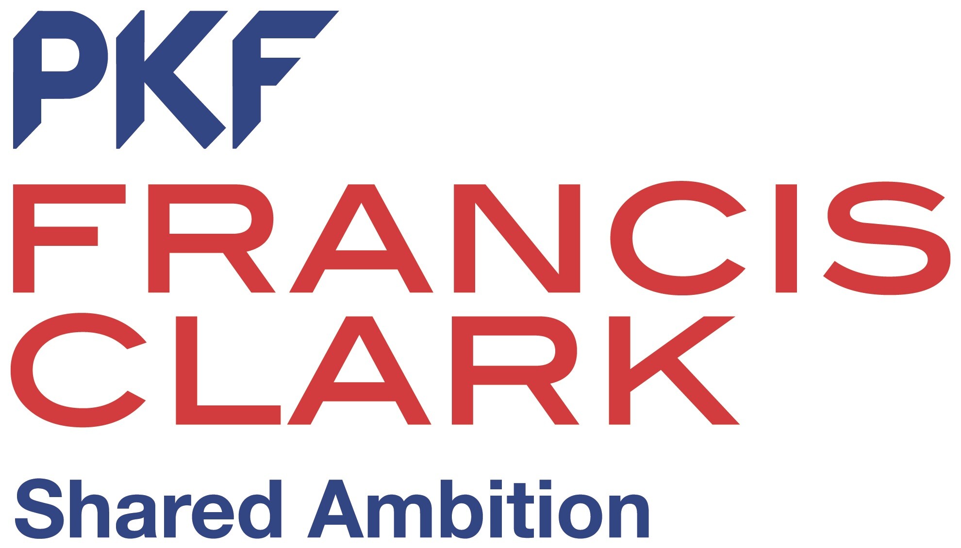 PFK Francis Clark logo on a white background.