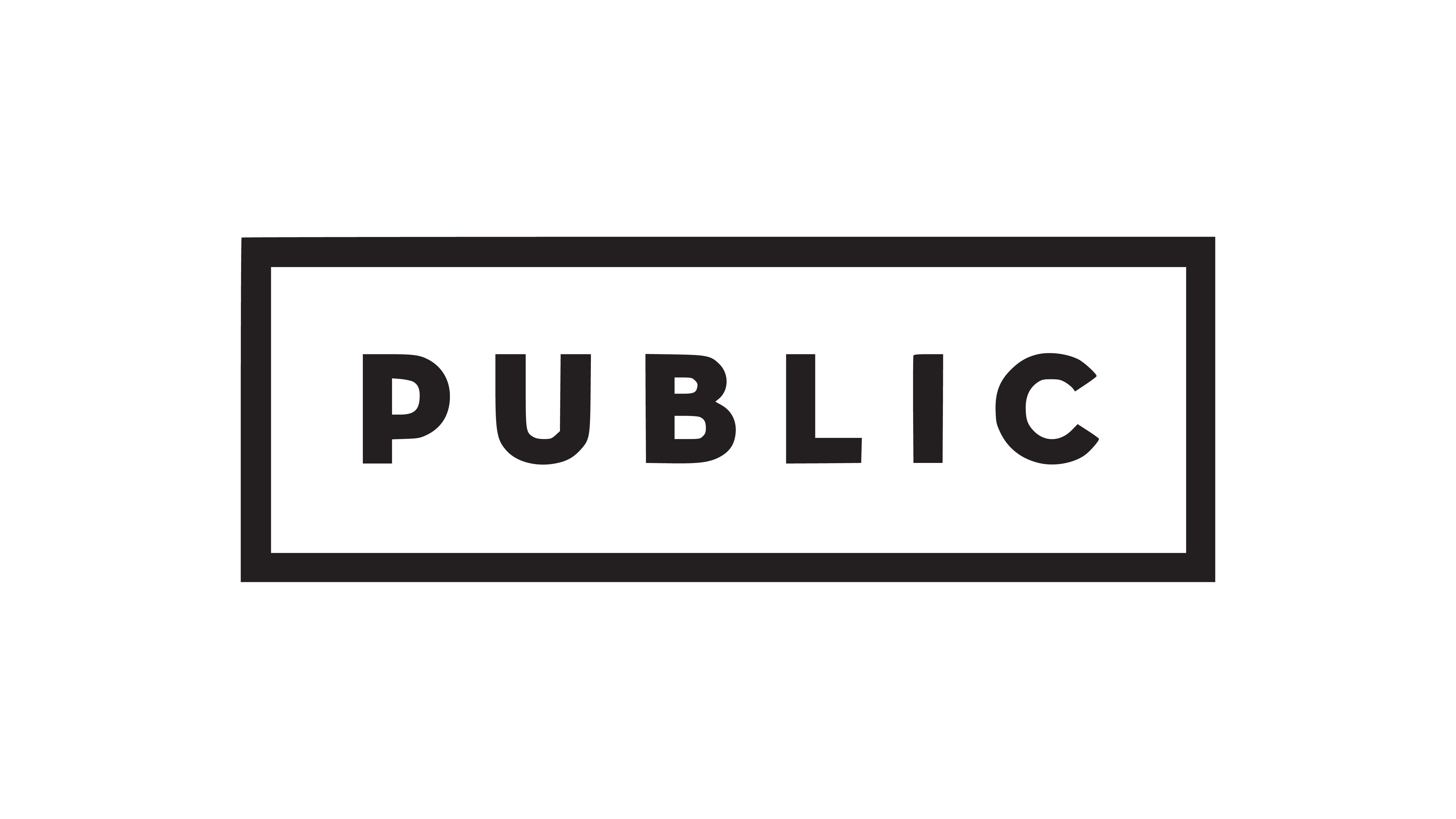 Public logo on a white background.