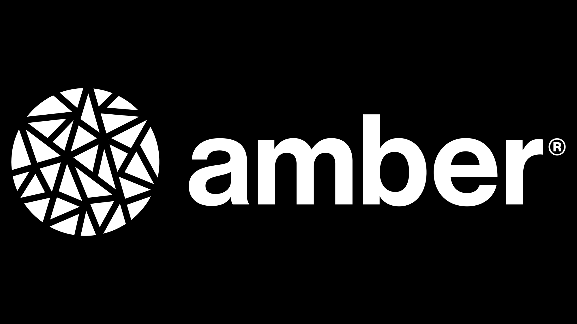 Amber logo on a white background.