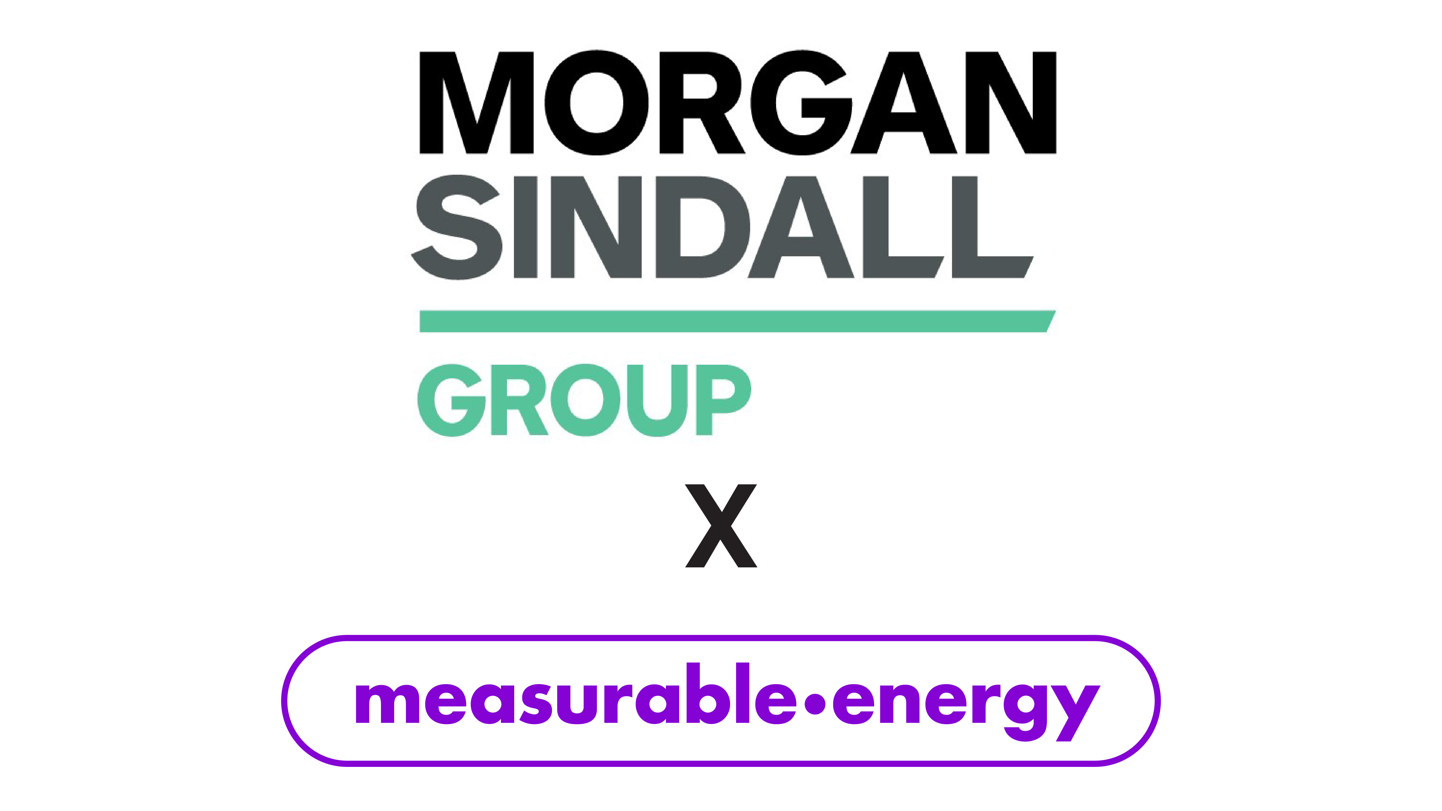 Morgan Sindall Group logo and measurable.energy logo.
