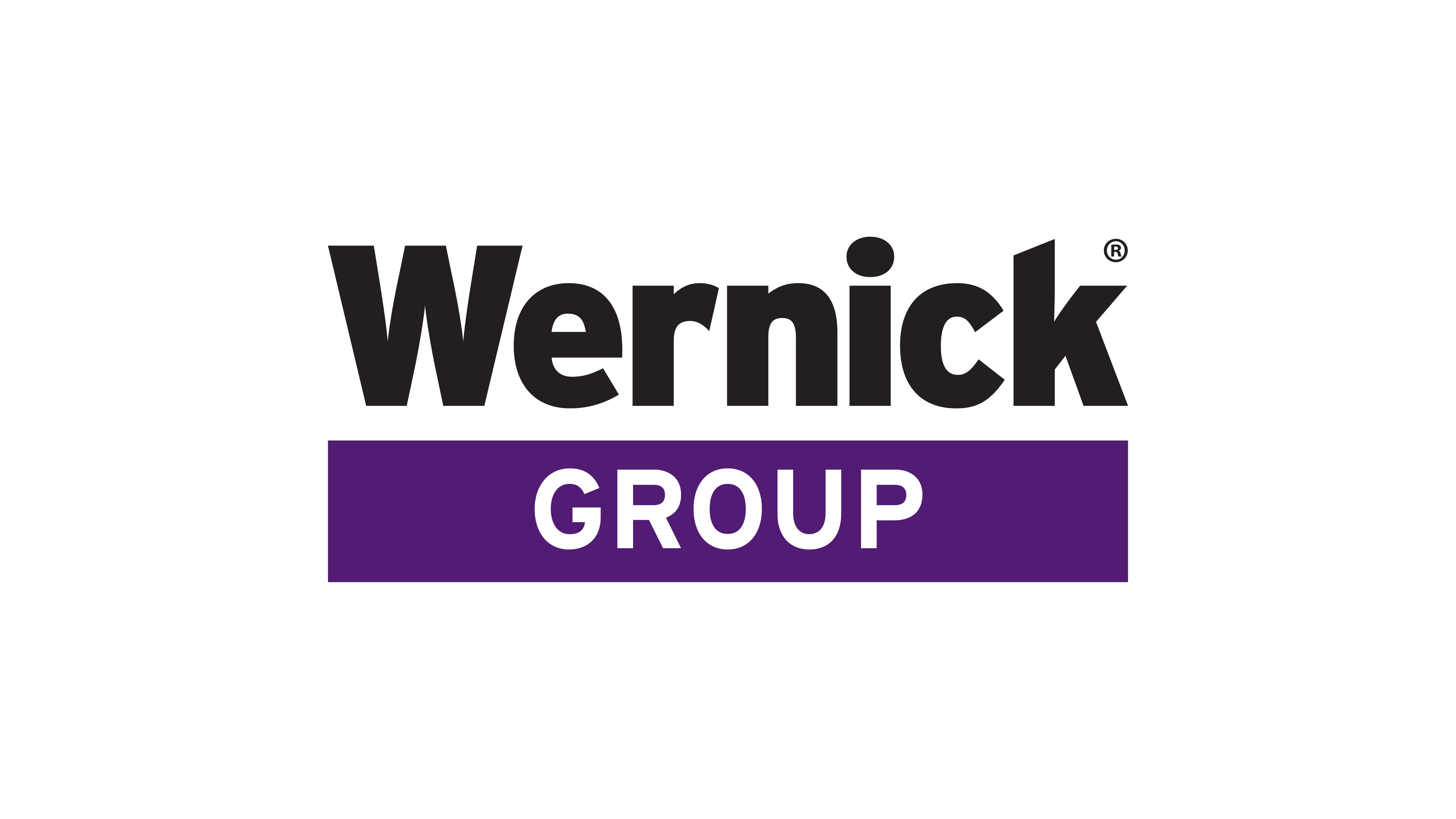 Wernick group logo on a white background.