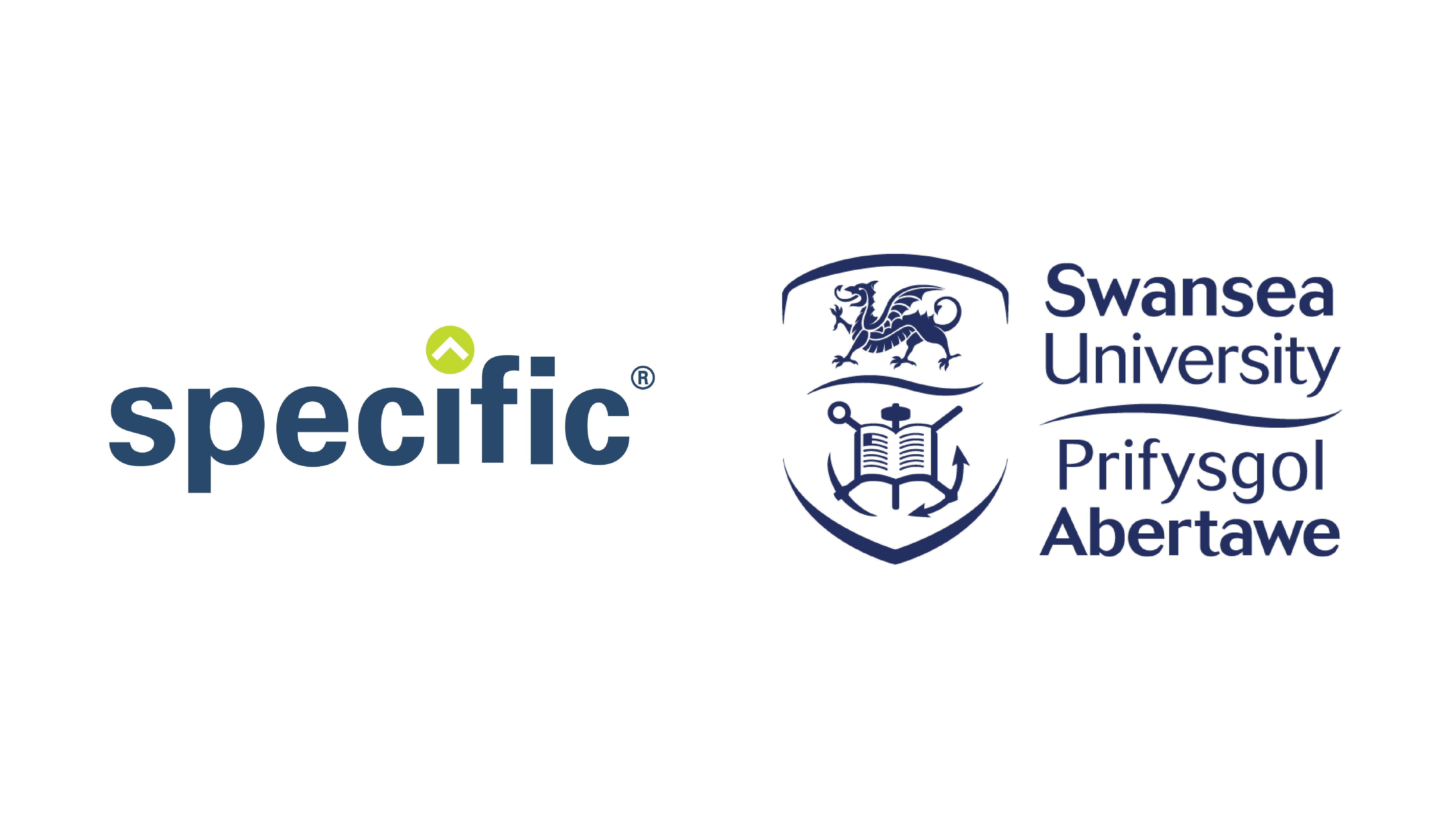 Specific Swansea university logo on a white background. 
